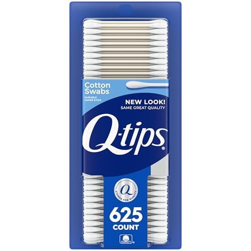 Q Tips Cotton Swabs 625 COUNT