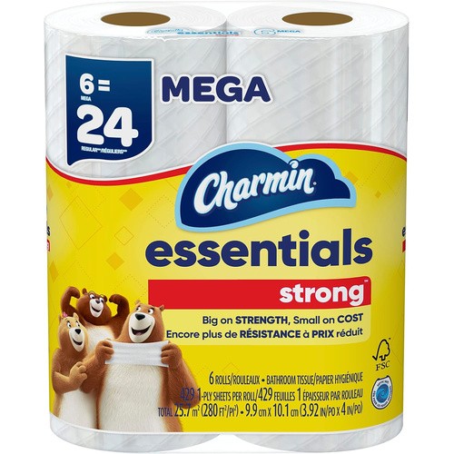 CHARMIN ESSENTIALS MEGA STRONG 6 PCS