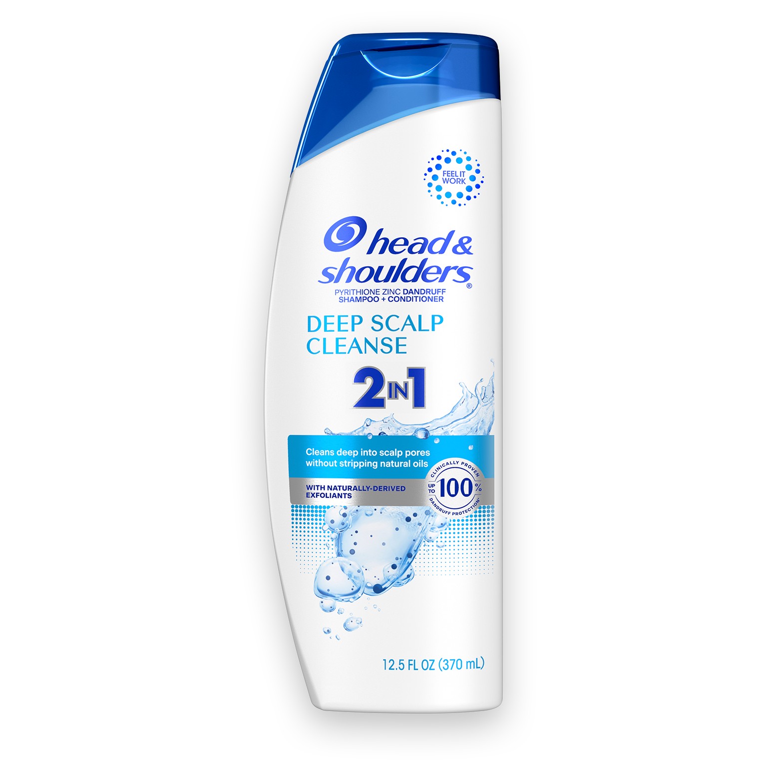 Head & Shoulders 2 In 1 Deep Scalp Cleanse Dandruff Shampoo Conditioner 12.5 FLOZ