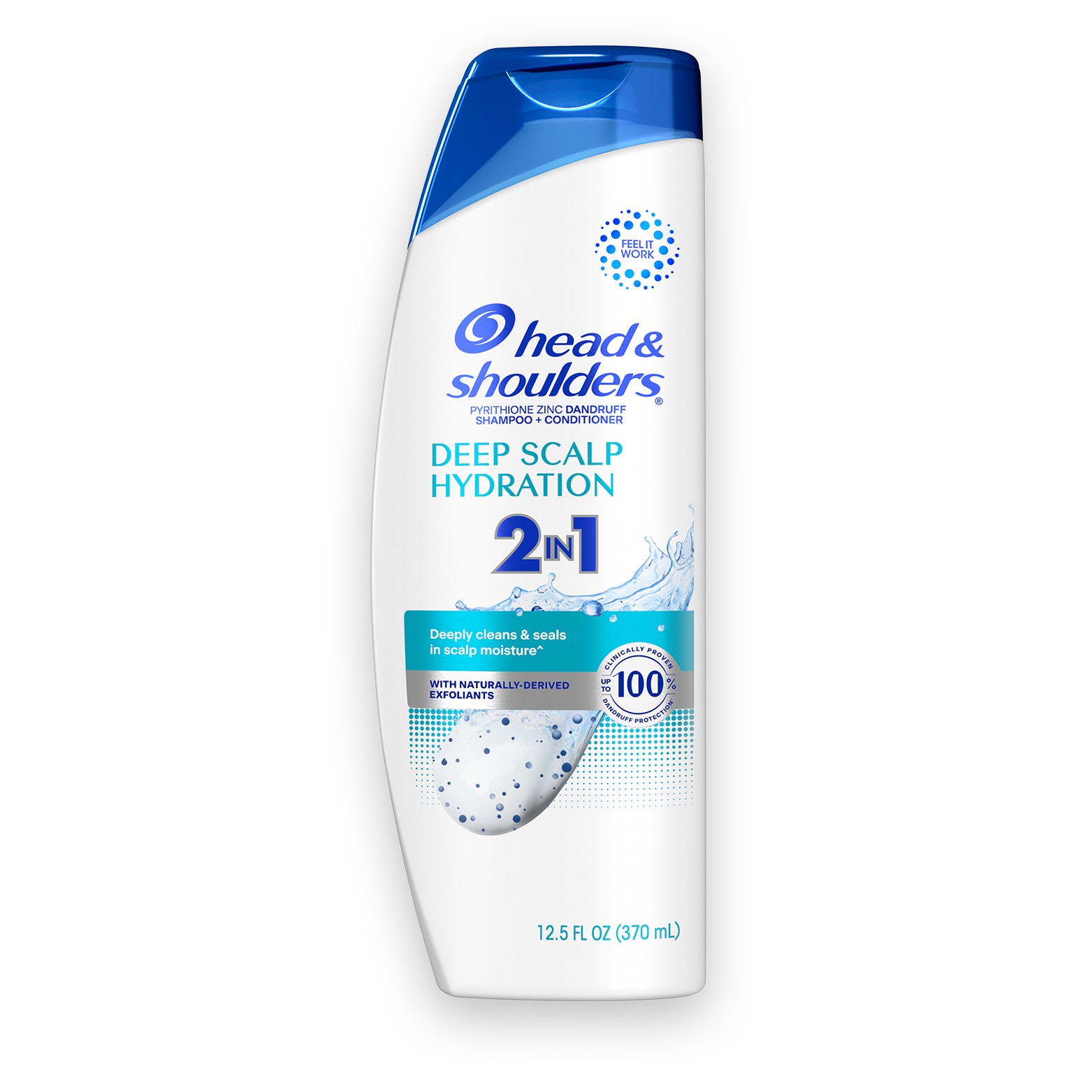 Head & Shoulders 2 In 1 Deep Scalp Hydration Dandruff Shampoo Conditioner 12.5 FLOZ