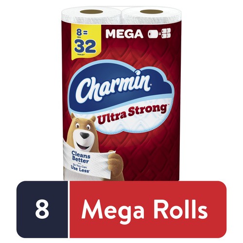 CHARMIN ULTRA STRONG 8 MEGA XL BT 8 PCS