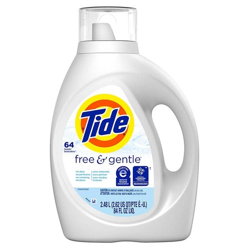 TIDE HE FREE&GENTLE 84 OZ