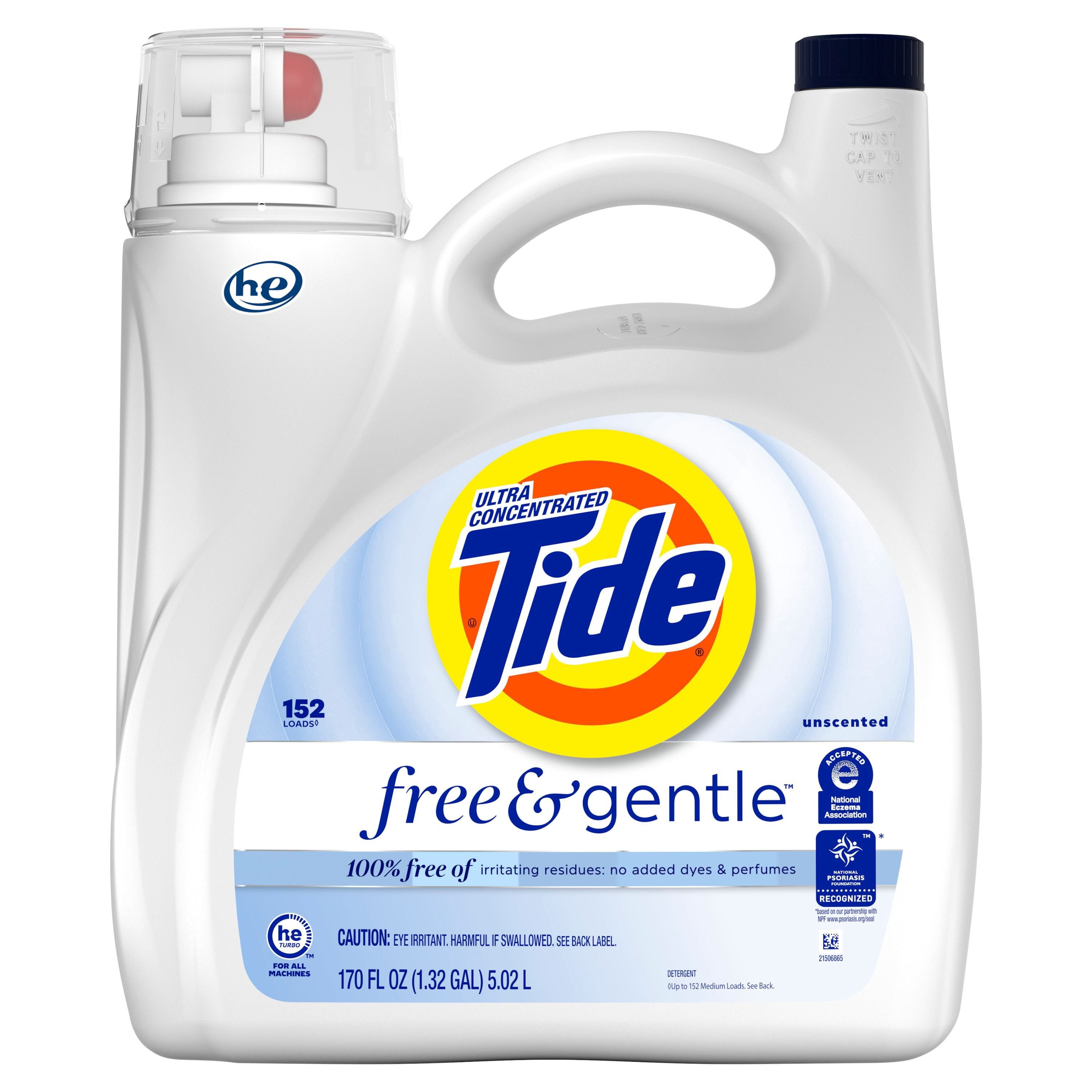TIDE FREE&GENTLE 84 OZ
