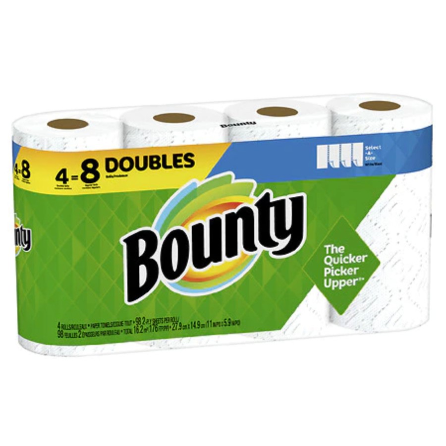 BOUNTY PAPER TOWELS 4 Roll 4 PCS