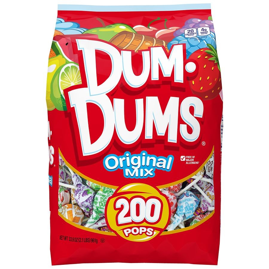 DUM DUM POPS 10.4 OZ