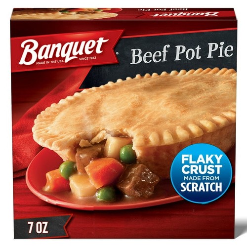 BANQUET BEEF PIE 7 OZ