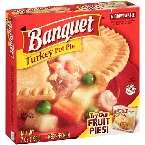 BANQUET TURKEY PIE 7 OZ