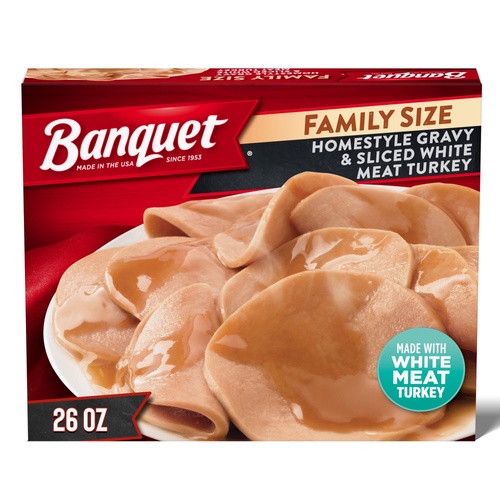 BANQUET TURKEY W/GRAVY                   26 OZ