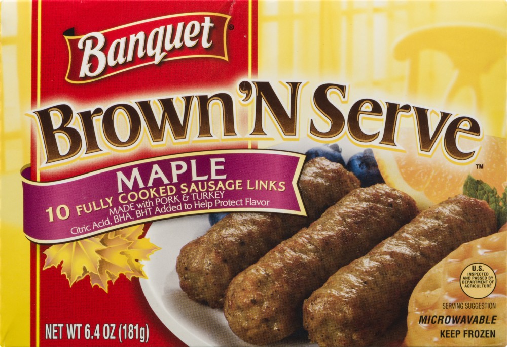 BANQUET BROWN N SERVE SAUSAGE 32 OZ