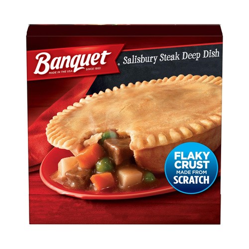 BANQUET SALISBURY P/PIE 7 OZ