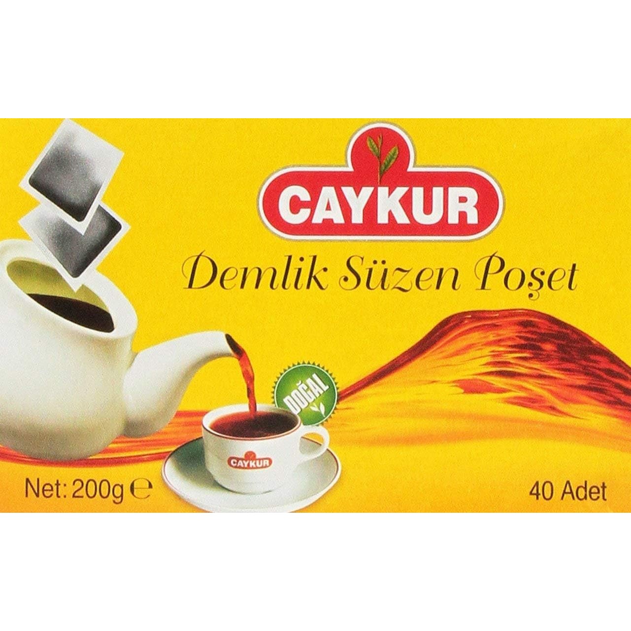 Aykur Black Tea Bags For Tea Pot 40 BAG