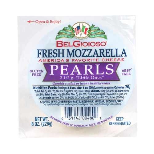 FRESH MOZZARELLA PEARLS                  8 OZ