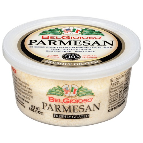 BELGIOIOSO GRATED PARMESAN CHEESE 0.31 Lbs