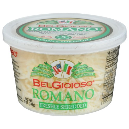 BELGIOIOSO SHREDDED ROMANO CHEESE 5 OZ