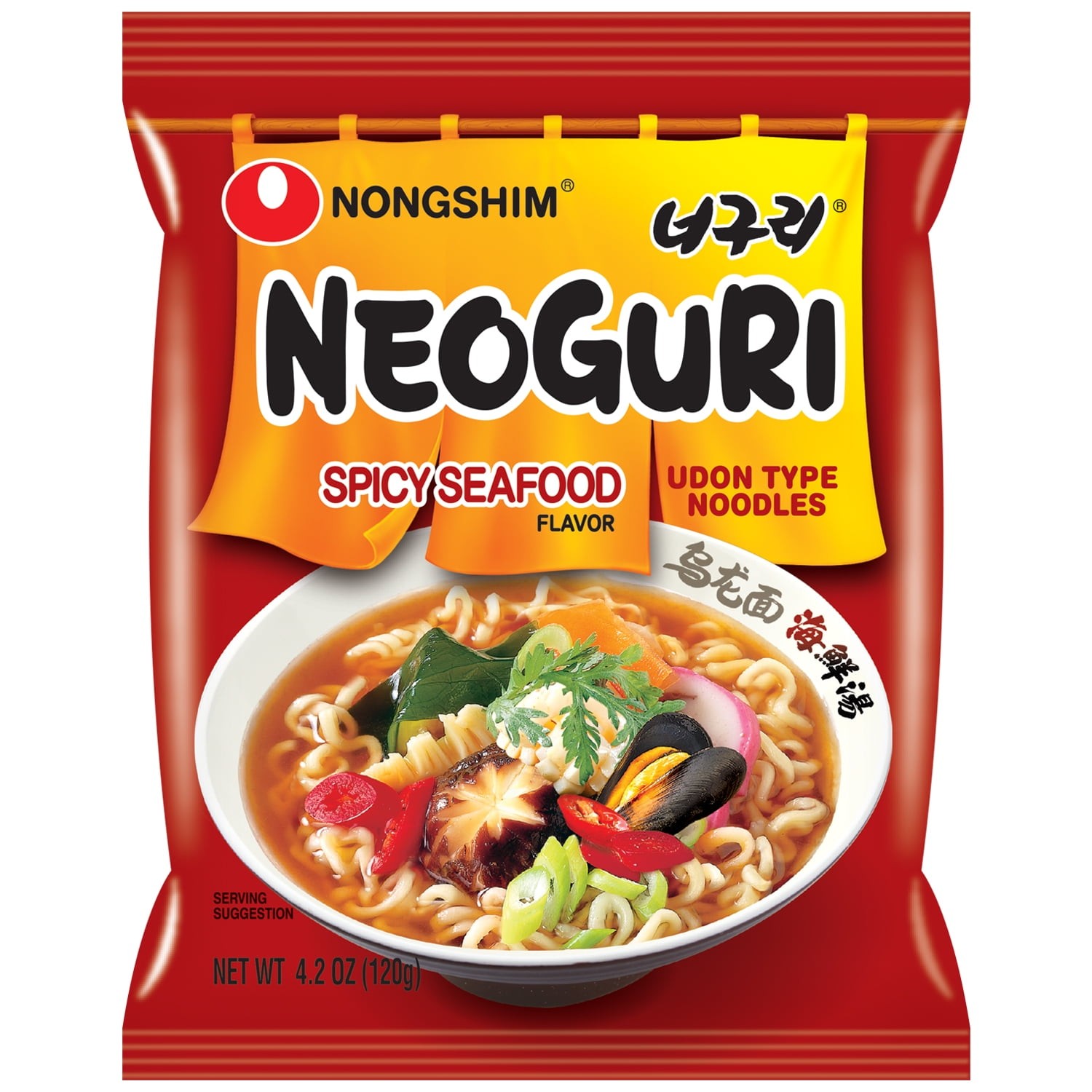 NONGSHIM NEOGURI SPICY SEAFOOD 4.2 OZ