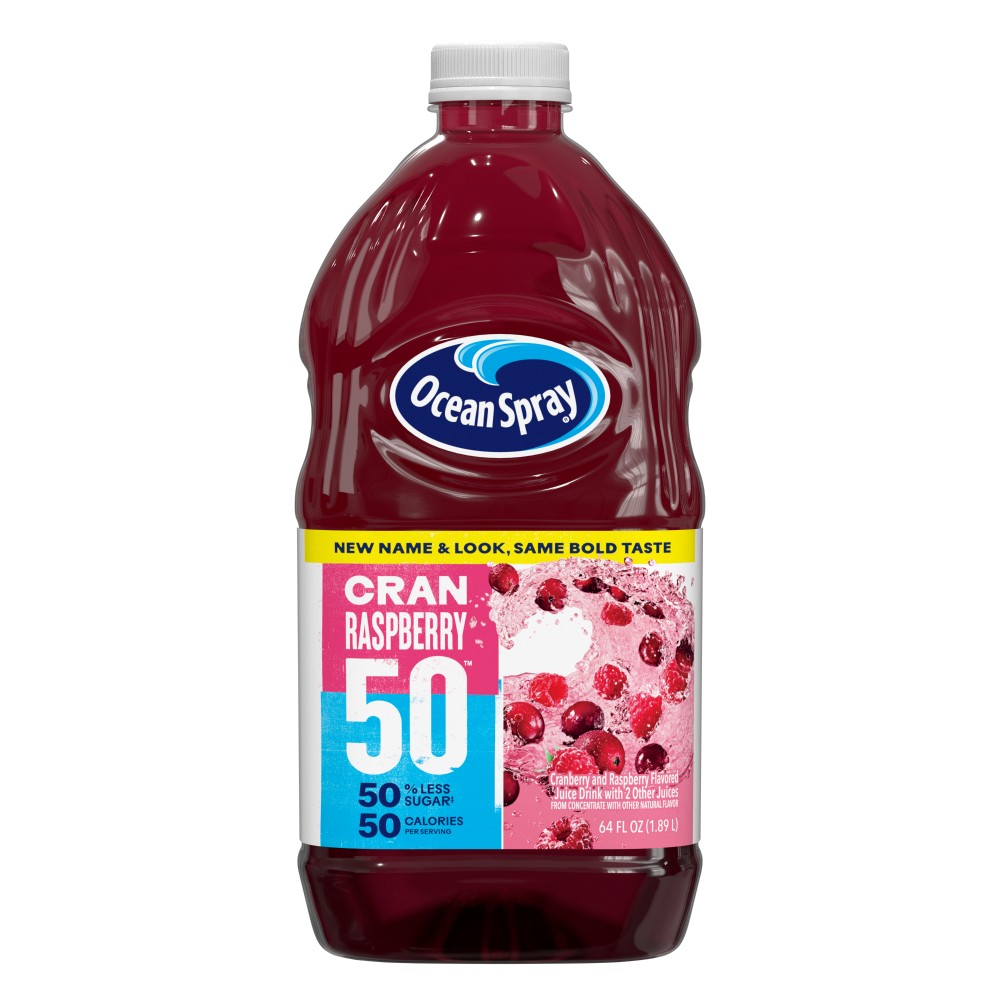 OCEAN SPRAY LIGHT CRANBERRY RASPBERR 64 OZ