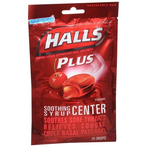 HALLS CHERRY BAG 30 COUNT