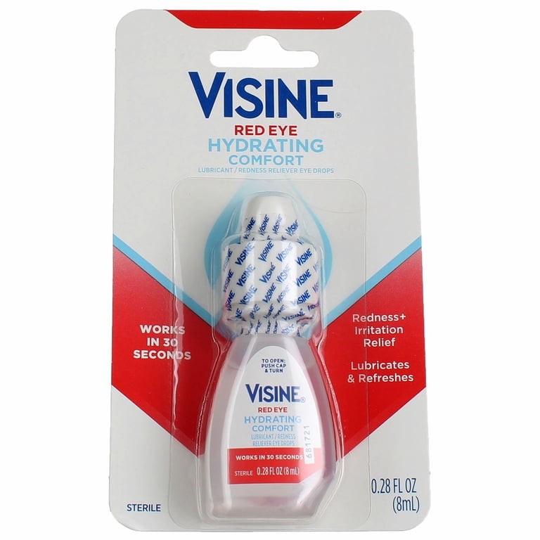 Visine Red Eye Hydrating Comfort Redness Relief 8 ML