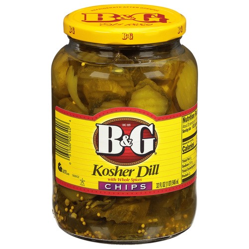 B&G KOSHER DILL CHIP 32 OZ