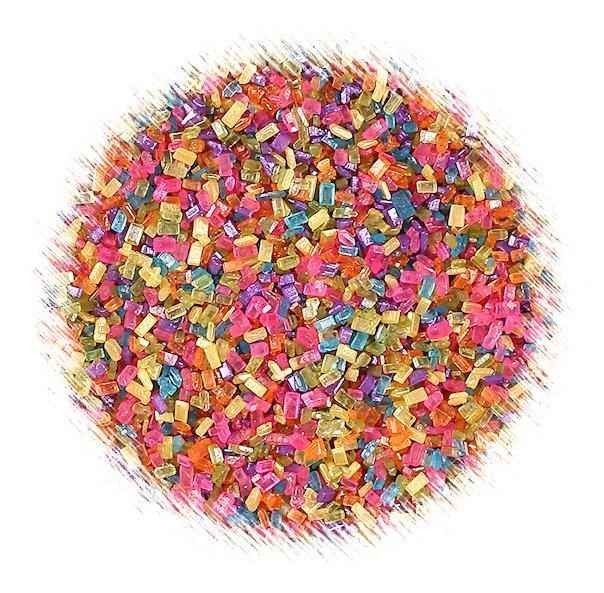 KALUSTYANS SPARKLING SUGAR COARSE RAINBOW 0.75 Lbs