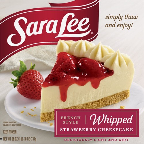 SARA LEE STRWBRY FRENCH CHEESECAKE       26 OZ