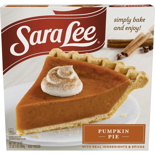 SARA LEE PUMPKIN PIE                     34 OZ