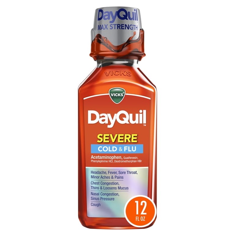 Vicks Dayquil Severe Cold & Flu 12 FLOZ