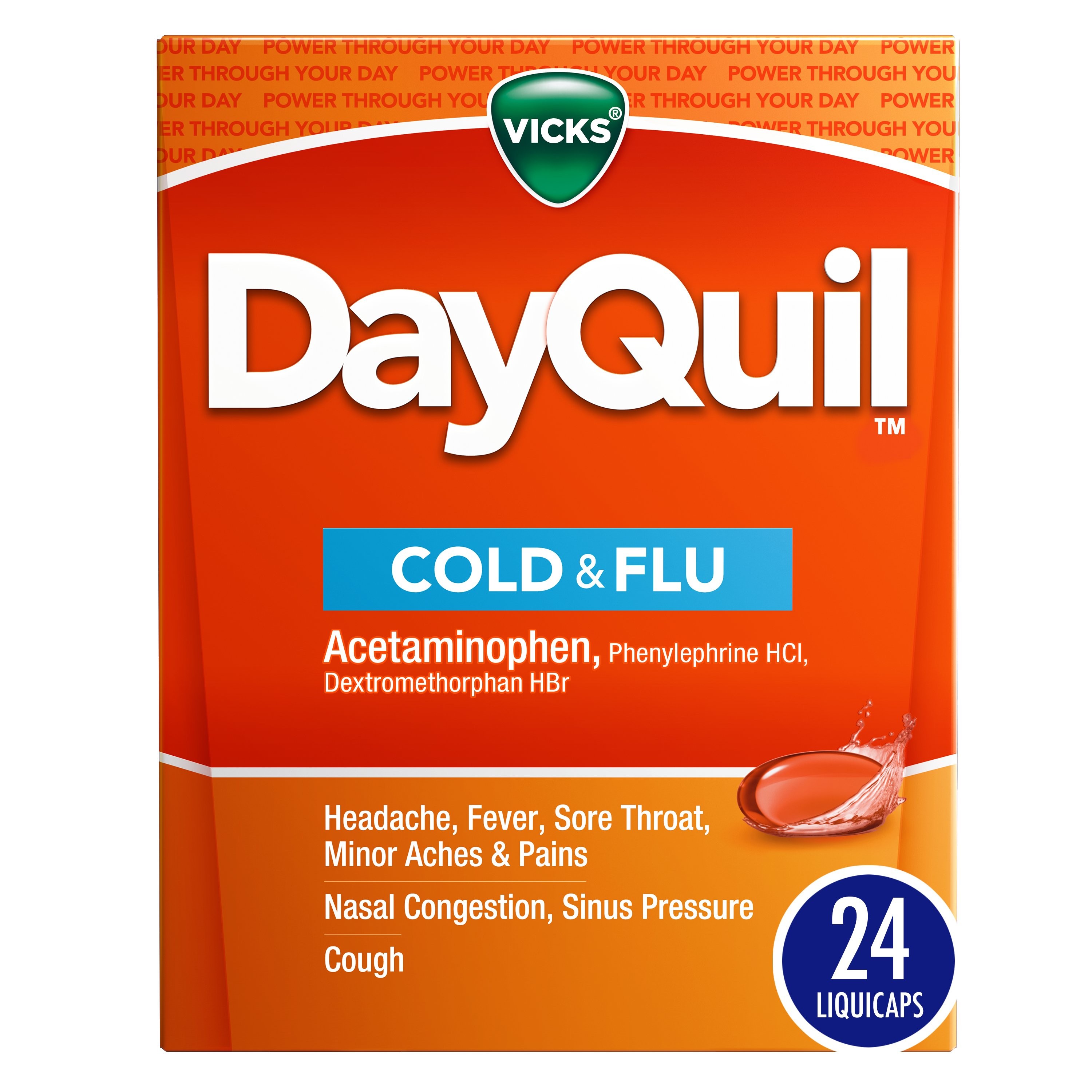Vicks Day Quil Cold & Flu 4 Floz