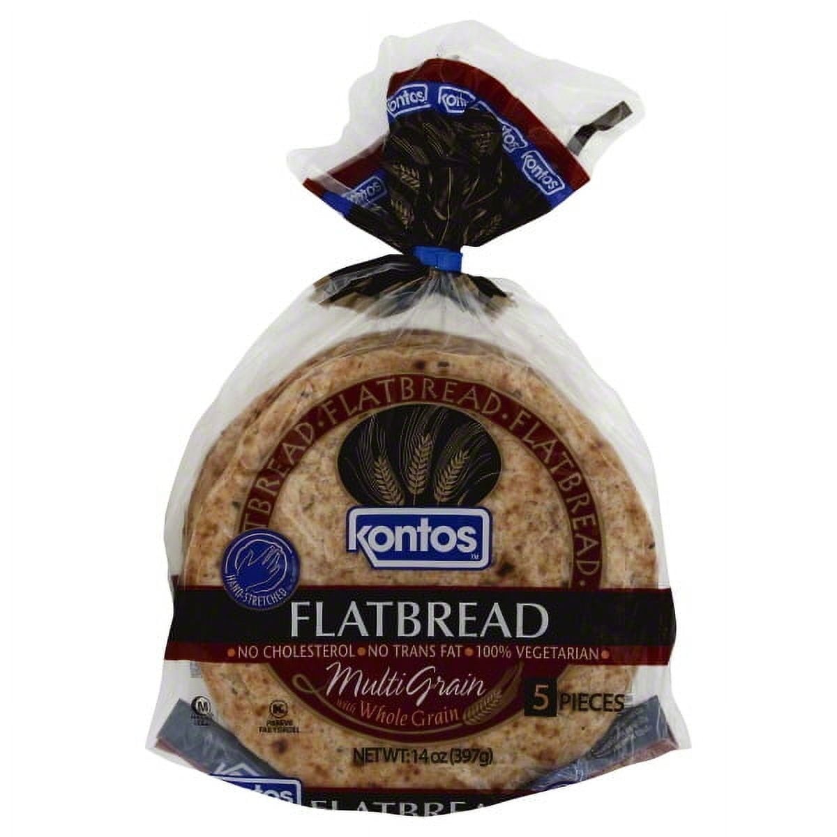 KONTOS MULTI GRAIN FLAT BREAD 0.88 Lbs