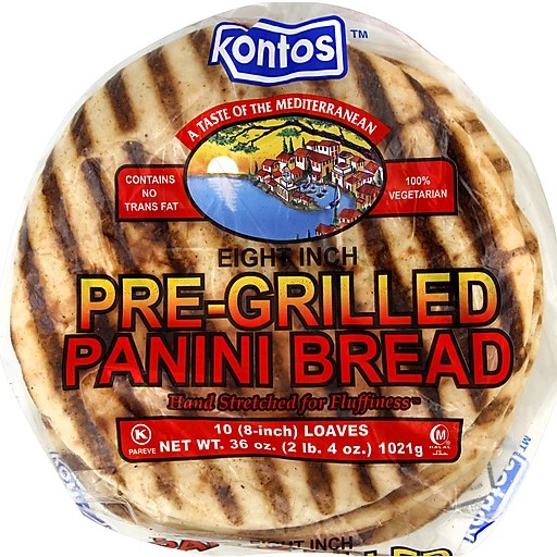 KONTOS PRE GRILLED PANNI BREAD 2 LBS