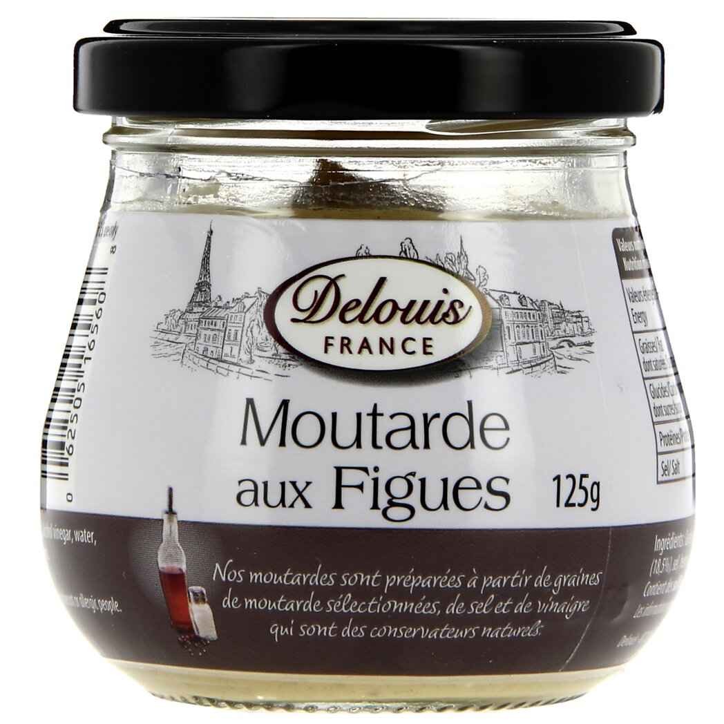 DELOUIS MOUTARDE AUX FIGUES 0.28 Lbs