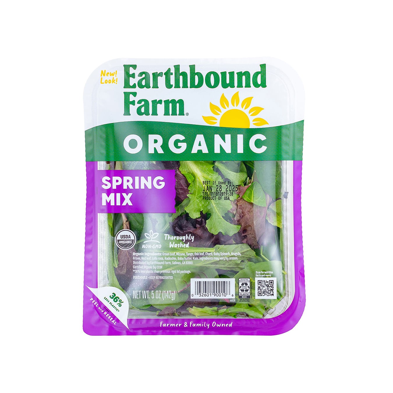 Organic Spring Mix 1 OZ