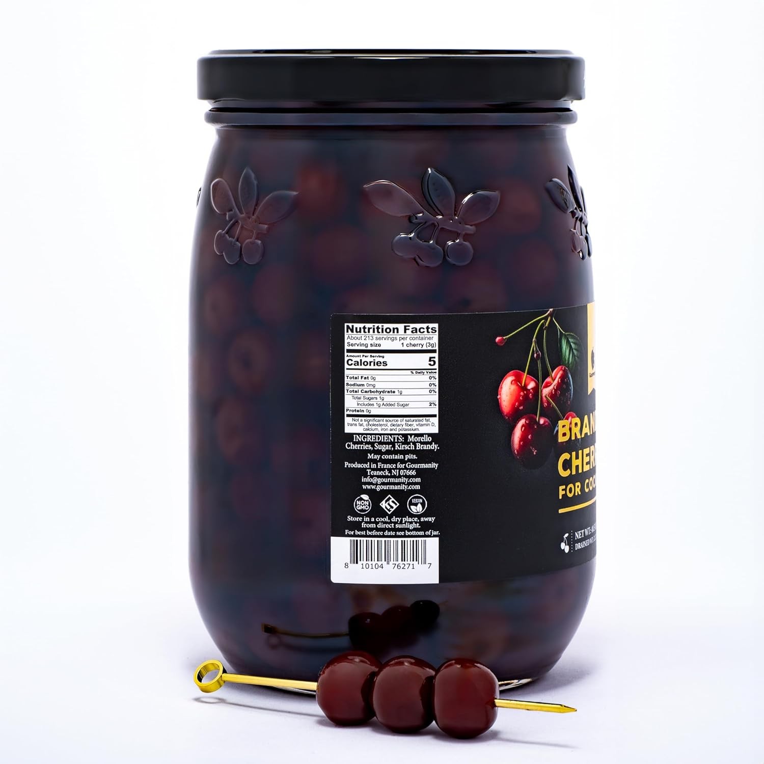 MATISS CHERRIES IN BRANDY 2.31 Lbs
