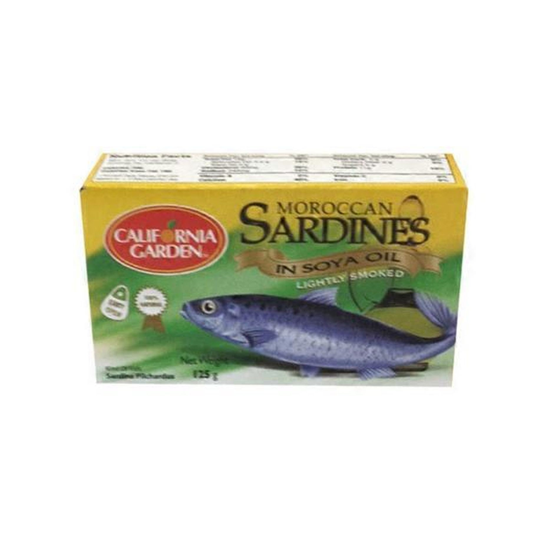 California Garden Soya Oil Sardines 125 GM