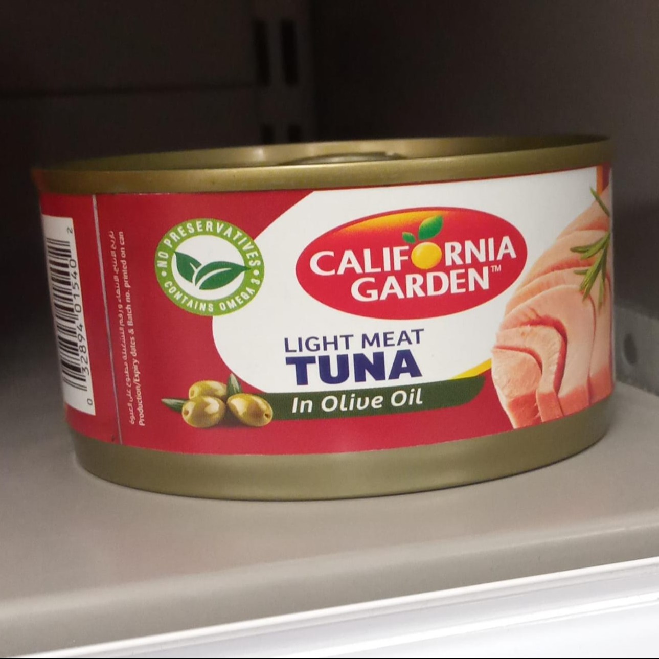 California Garden Light Meat Olive Oil Tuna 185 GM
