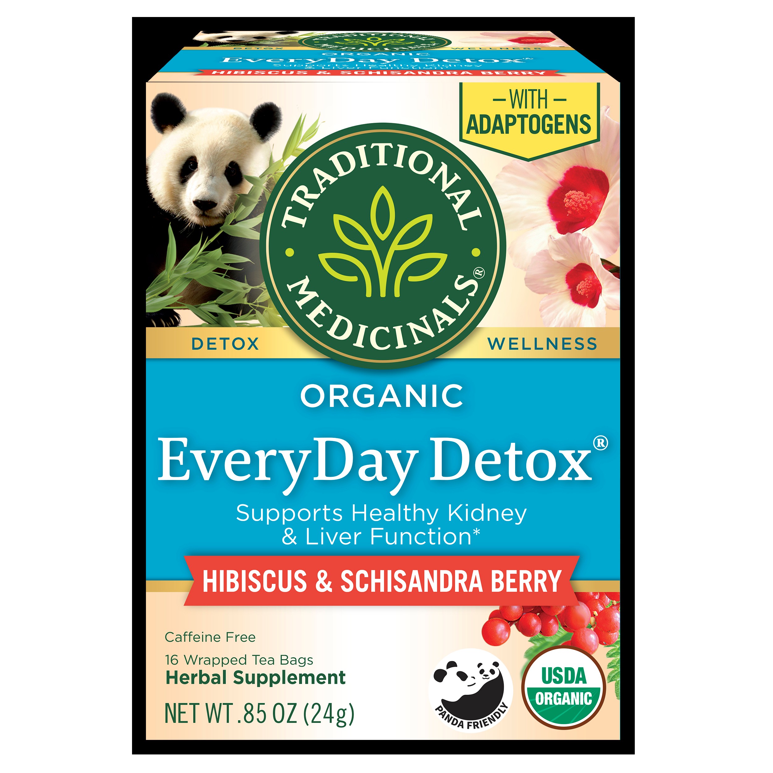 TRADITIONAL MEDICINALS EVERYDAY DETOX SCHISANDRA BERRY 16 Each