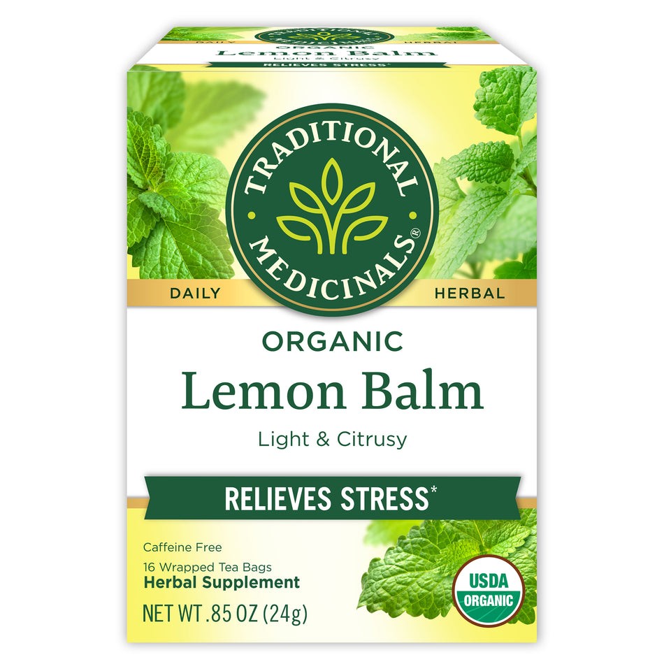 TRADITIONAL MEDICINALS LEMON BALM 0.05 Lbs