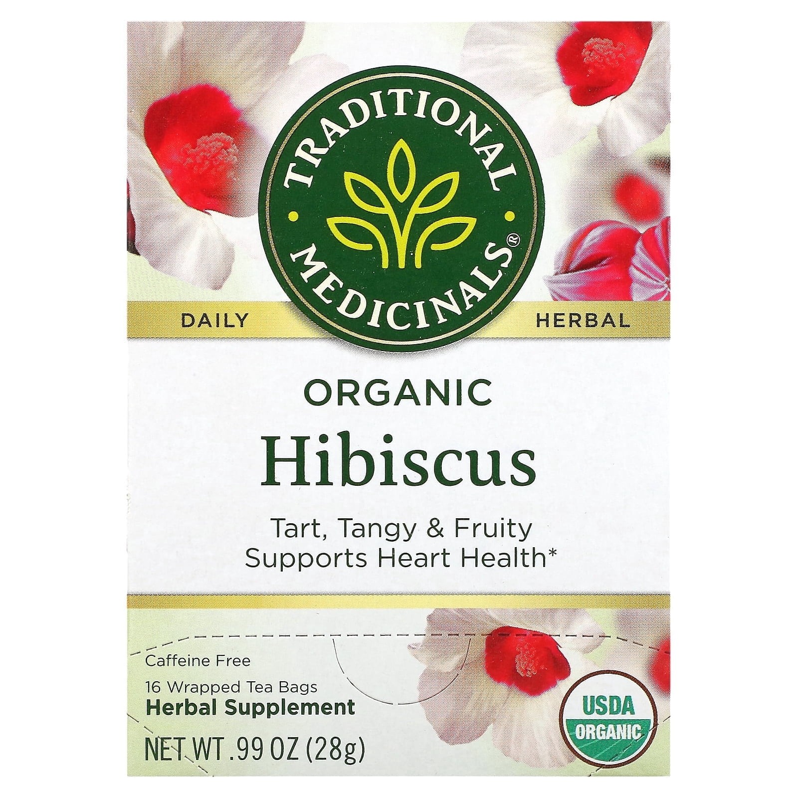 TRADITIONAL MEDICINALS HIBISCUS ORG TEA 0.06 Lbs
