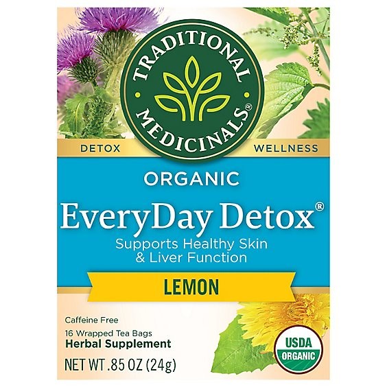 TRADITIONAL MEDICINALS EVERYDAY DETOX ORG TEA 0.05 Lbs
