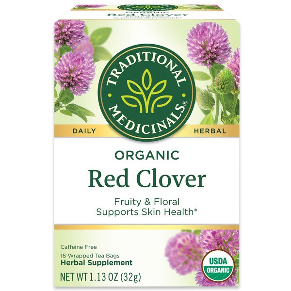 TRADITIONAL MEDICINALS ORGANIC RED CLOVER 0.07 Lbs
