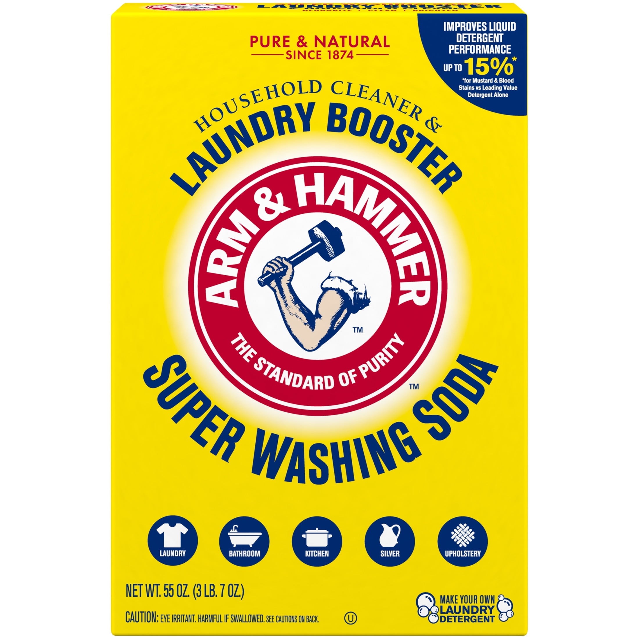 ARM&HAMMER WASHING SODA 55 OZ