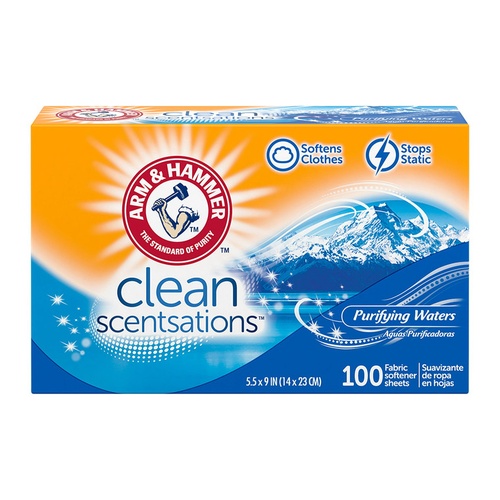 ARM&HAMMER SFTNR SHEETS FRESH            100 COUNT