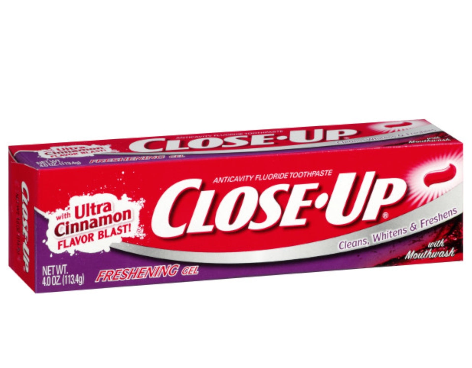 CLOSEUP RED GEL TOOTHPASTE 4 OZ