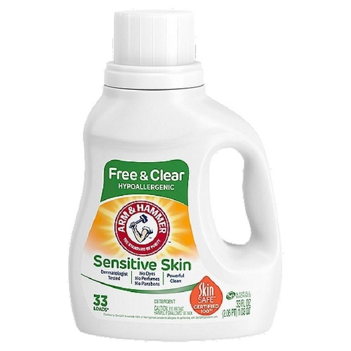 A&H LQ DYE FREE LAUNDRY DETERGENT        1 OZ