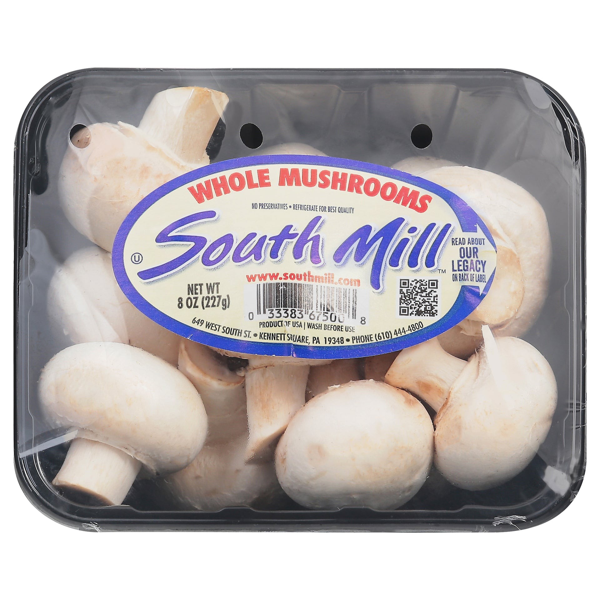 South Mill Mushrooms 8 OZ
