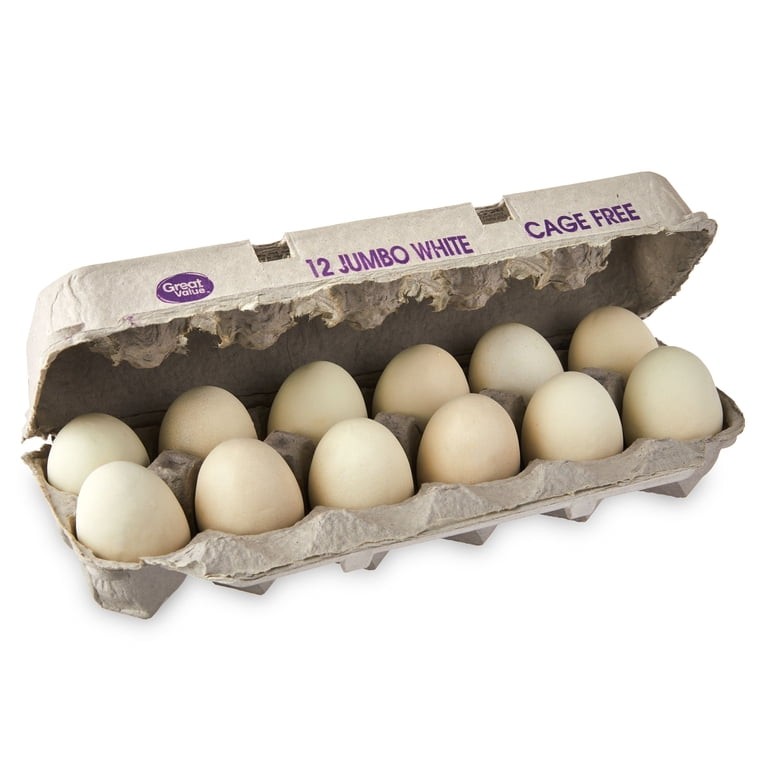 CAGE FREE JUMBO EGGS 12 PCS