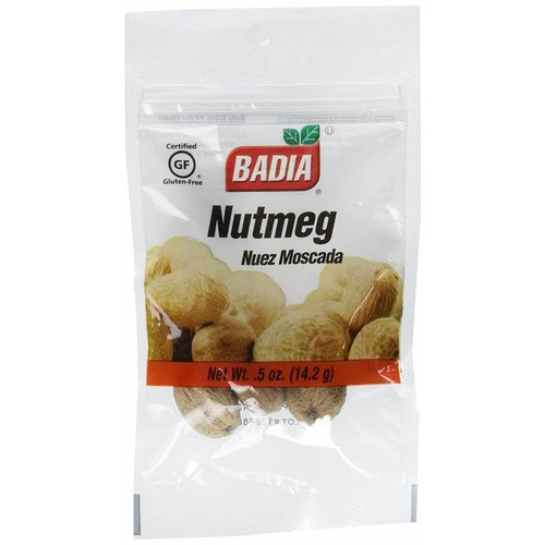 BADIA NUTMEG  WHOLE 0.5 OZ