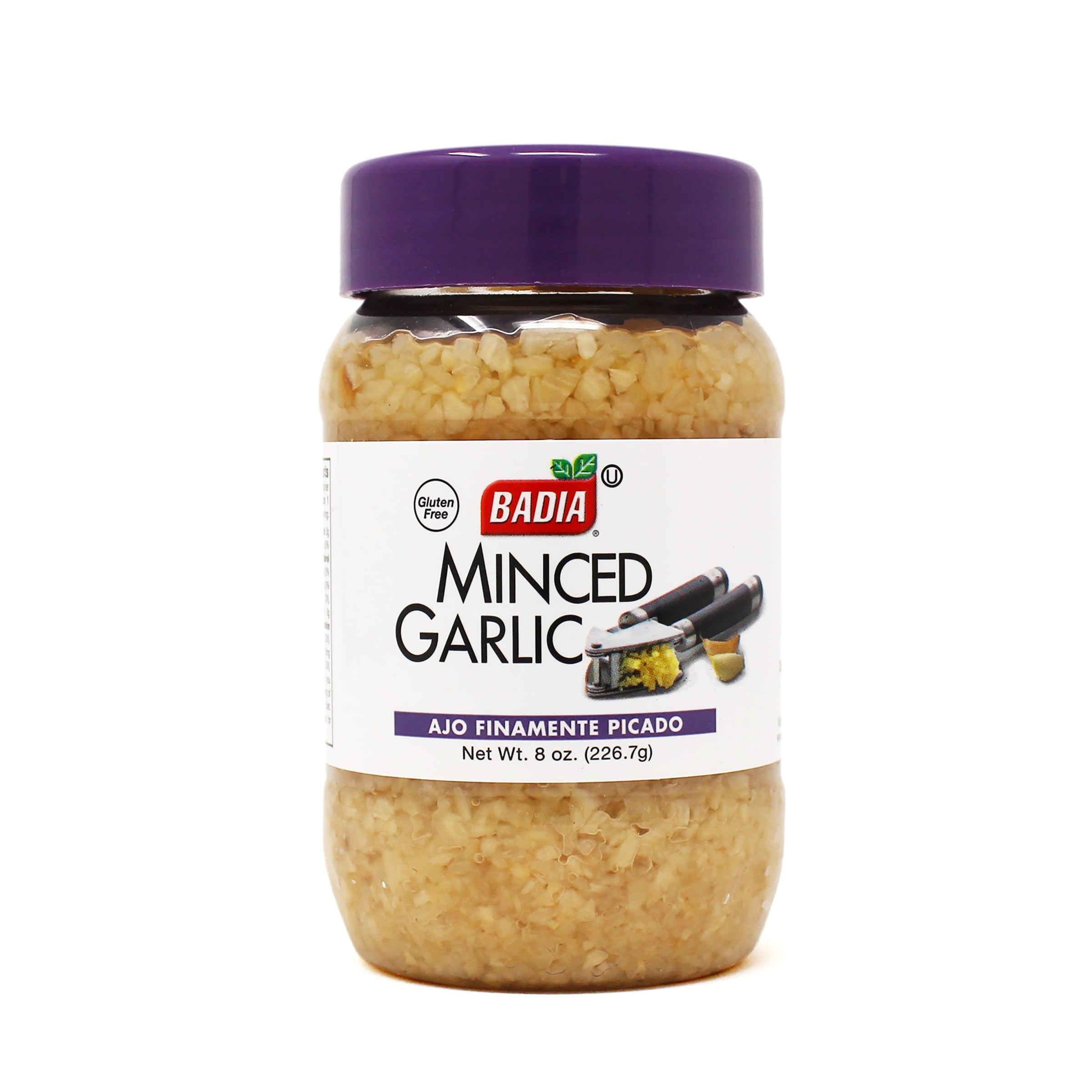 BADIA GARLIC MINCED IN WATER 8 OZ