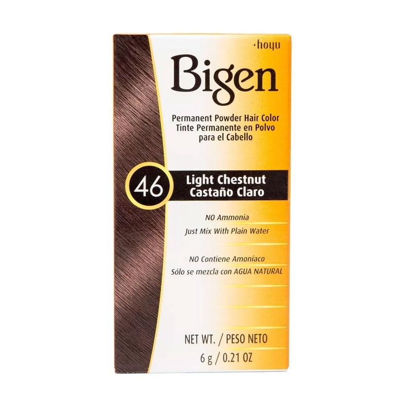 LIGHT CHESTNUT HAIR COLOR (46) BIGEN 6 GM