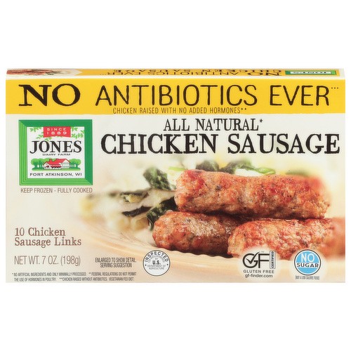 JONES FC CKN SAUSAGE LINKS 5 OZ